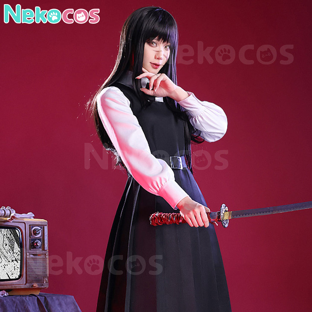 【Nekocos】Anime Chainsaw Man Cosplay Asa Mitaka Cosplay Costume Premium Edition | In Stock