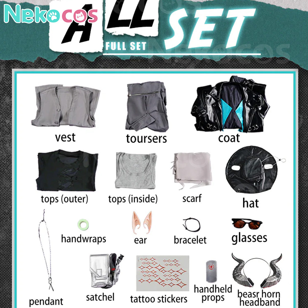 【Nekocos】Game Arknights Cosplay Mitm Cosplay Costume Premium Edition | In Stock