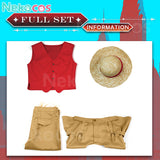 【Nekocos】Movie Cosplay Monkey D. Luffy Cosplay Costume | Custom-Tailor