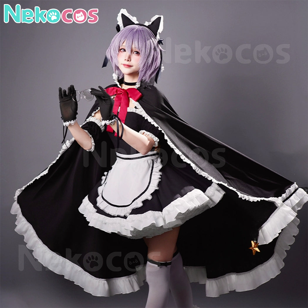 【Nekocos】Anime Suzumiya Haruhi no Yuuutsu Cosplay Yuki Nagato Cosplay Costume Premium Edition | In Stock