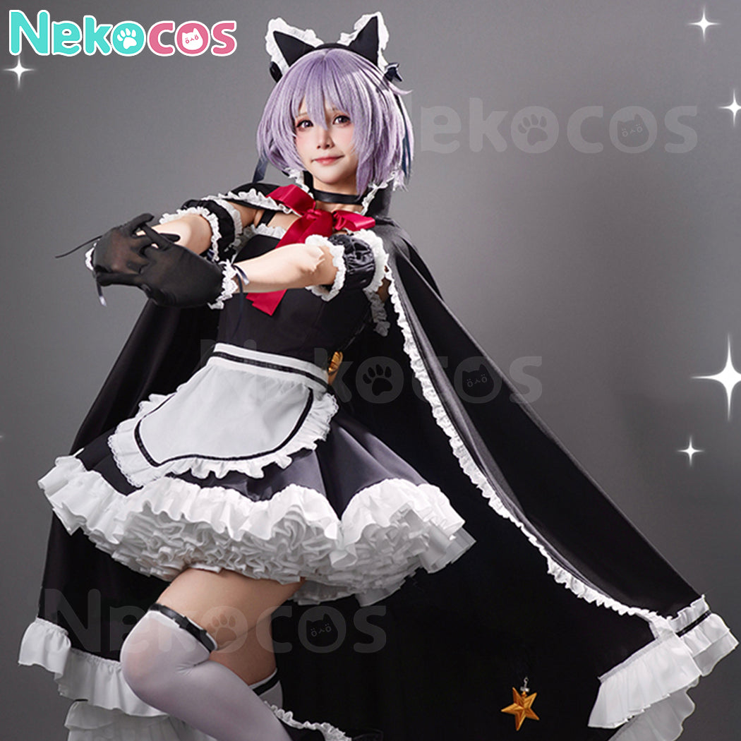 【Nekocos】Anime Suzumiya Haruhi no Yuuutsu Cosplay Yuki Nagato Cosplay Costume Premium Edition | In Stock