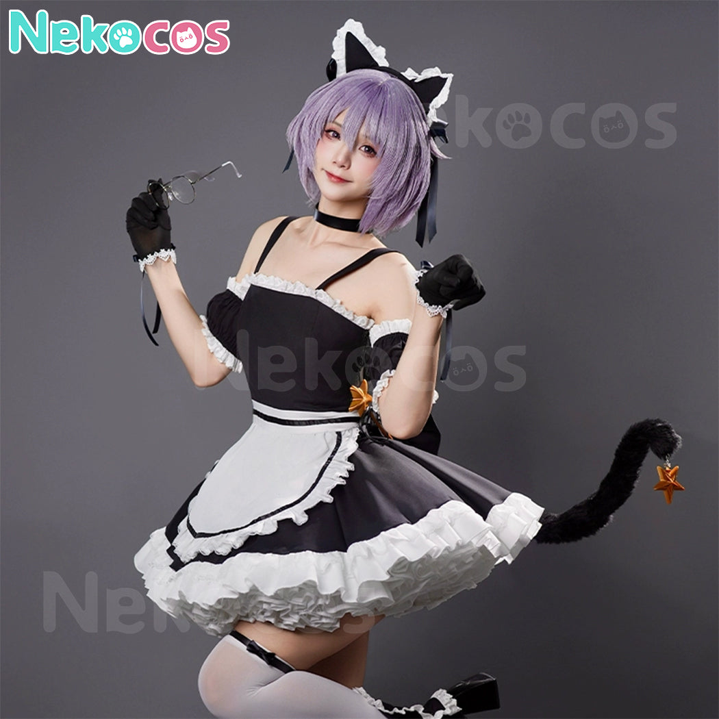 【Nekocos】Anime Suzumiya Haruhi no Yuuutsu Cosplay Yuki Nagato Cosplay Costume Premium Edition | In Stock