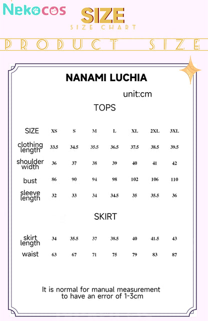 【Nekocos】Anime Mermaid Melody Pichi Pichi Pitch Cosplay Nanami LuchiaCosplay Costume | In Stock