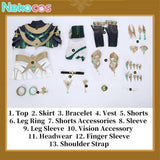 【Nekocos】Game Genshin Impact Cosplay Nefer Costume Premium Edition | Custom-Tailor