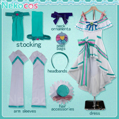 【Nekocos】Anime Pretty Cure Princess Cosplay Nekoyashiki Mayu Cosplay Costume Premium Edition | Pre-Sale