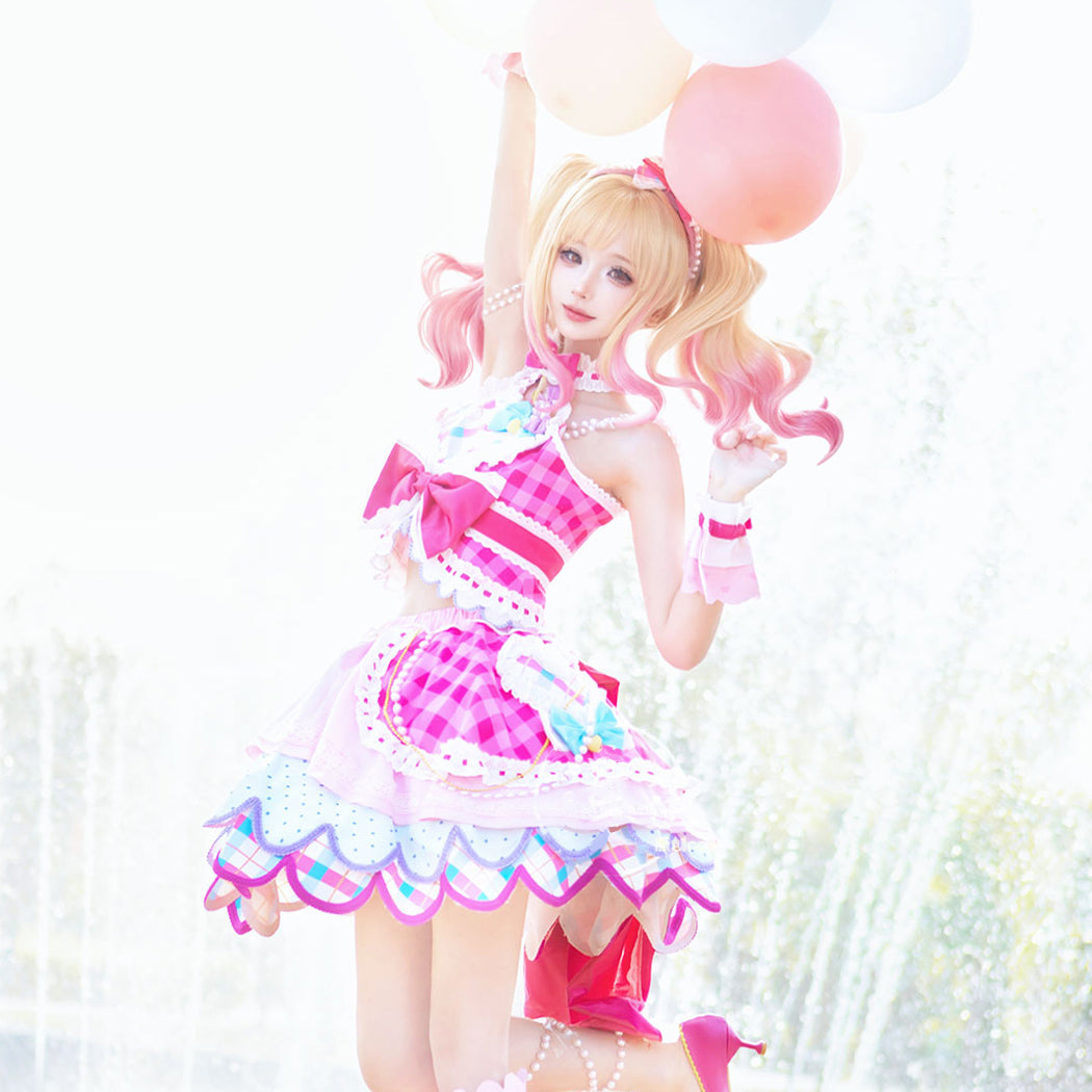 【Nekocos】Anime Aikatsu! Cosplay Nijino Yume Cosplay Costume | In Stock