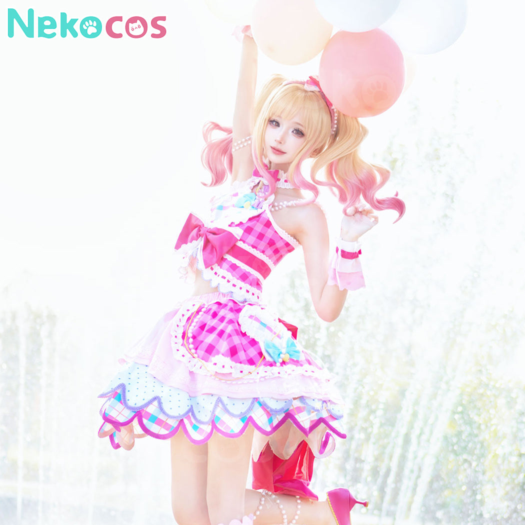 【Nekocos】Anime Aikatsu! Cosplay Nijino Yume Cosplay Costume | In Stock