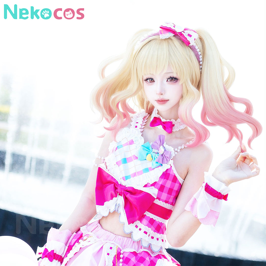 【Nekocos】Anime Aikatsu! Cosplay Nijino Yume Cosplay Costume | In Stock