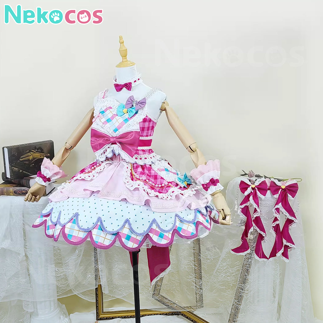 【Nekocos】Anime Aikatsu! Cosplay Nijino Yume Cosplay Costume | In Stock