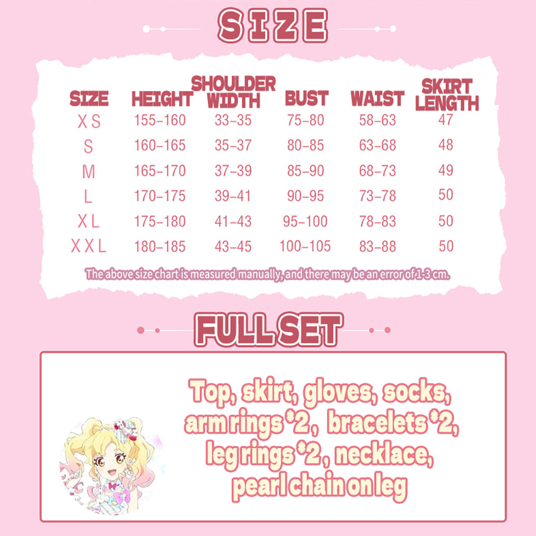 【Nekocos】Anime Aikatsu! Cosplay Nijino Yume Cosplay Costume | In Stock