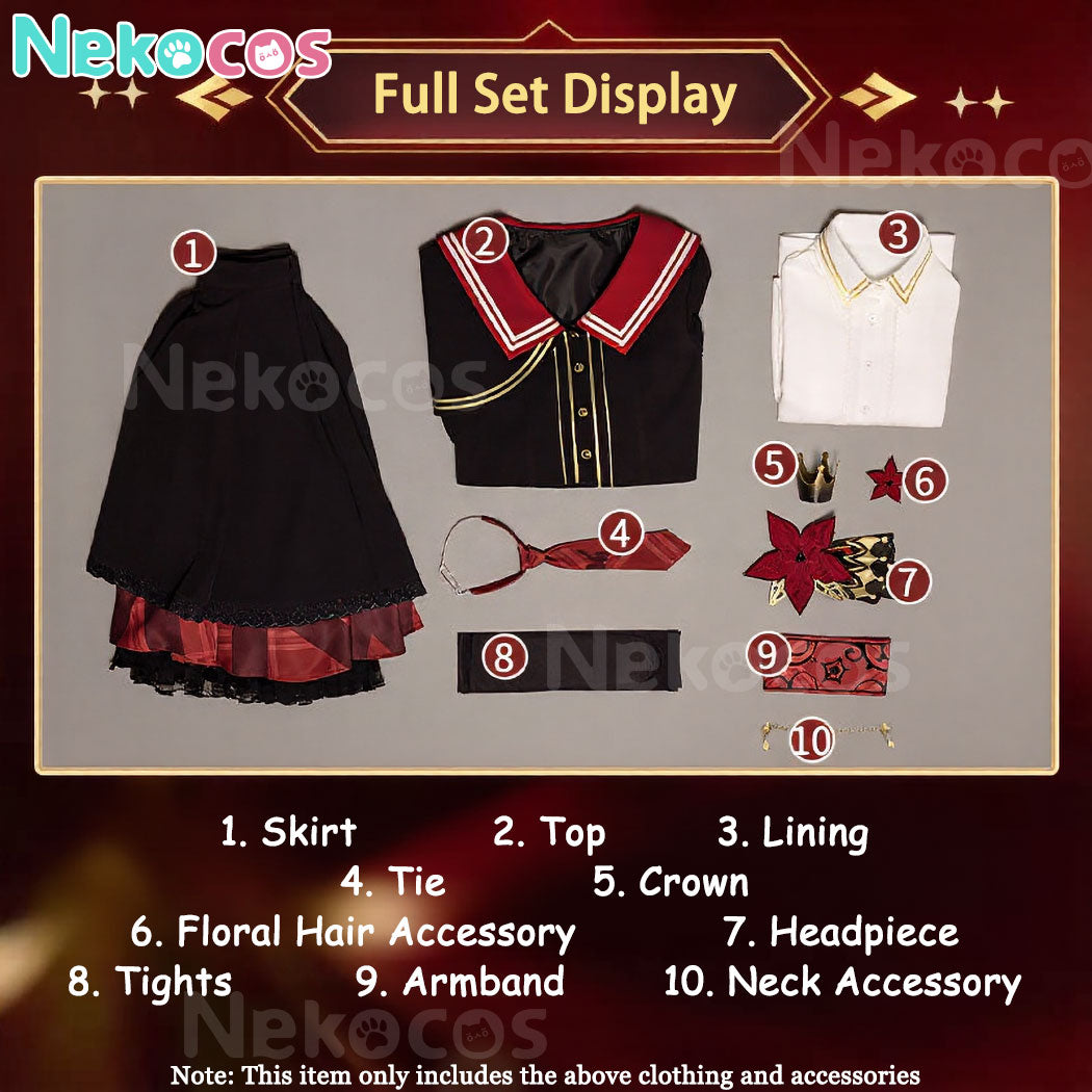 【Nekocos】Game Magical Girl Witch Trials Cosplay Nikaidou Hiro Cosplay Costume | In Stock