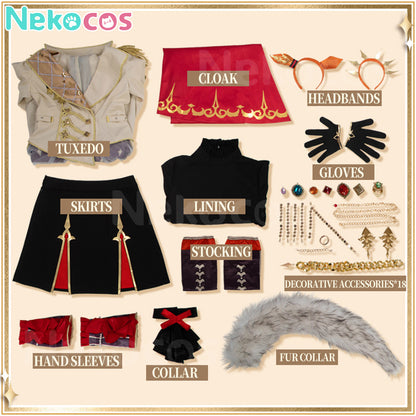 【Nekocos】Game Uma Musume Pretty Derby Cosplay Orfevre Cosplay Costume | Pre-Sale
