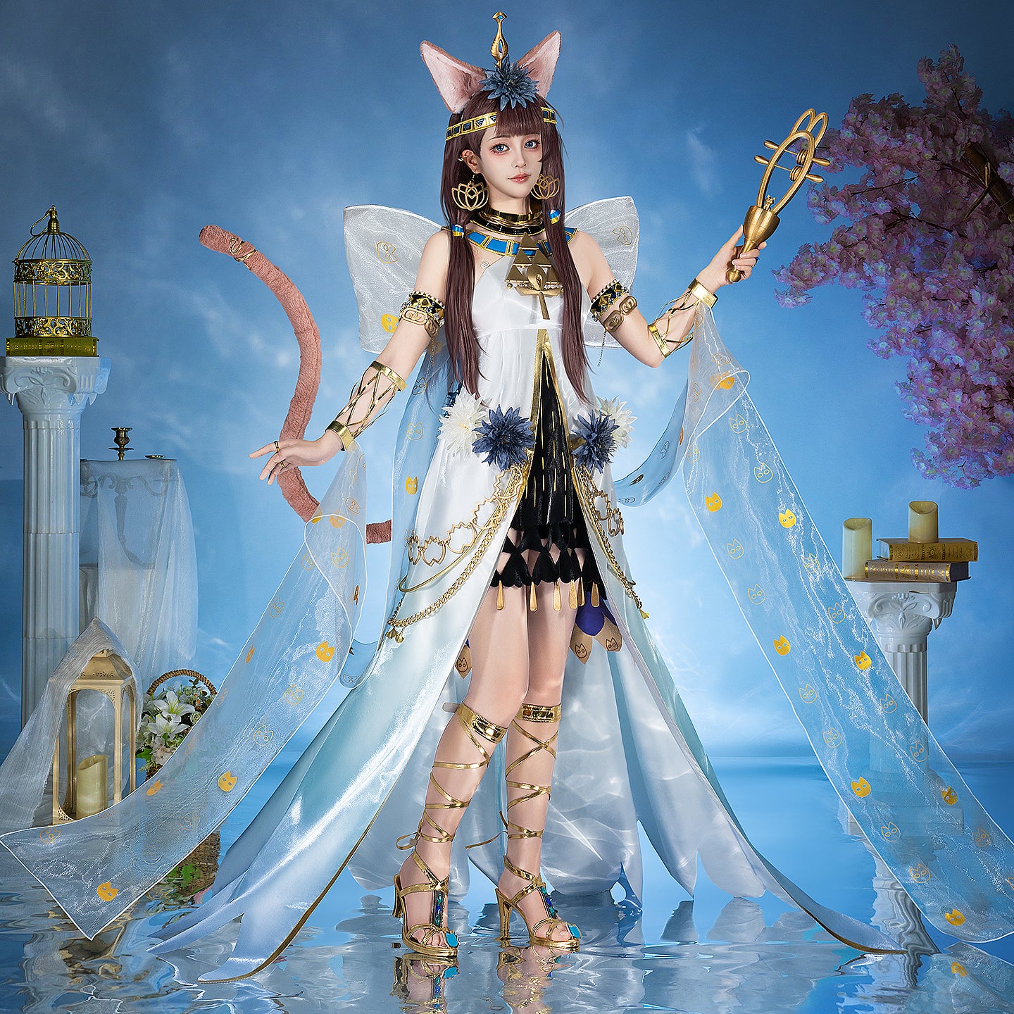 【Nekocos】Game Arknights Cosplay Pepe Star Shift Cosplay Costume Premium Edition | Custom-Tailor