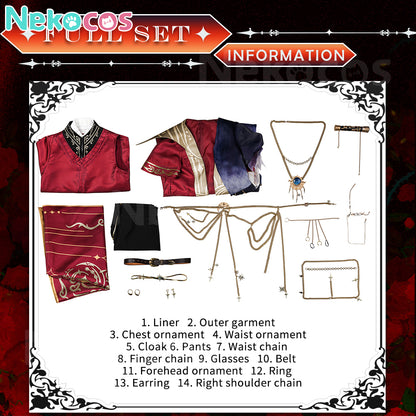 【Nekocos】Game Identity Ⅴ Cosplay Philippe Cosplay Costume Premium Edition | Pre-Sale
