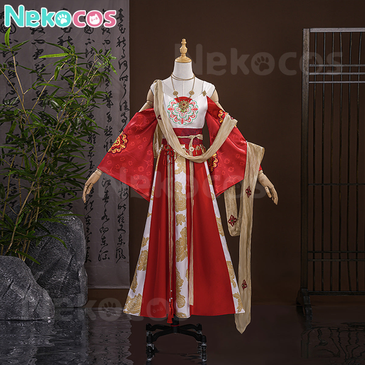 【Nekocos】Game Where Winds Meet Cosplay Pipa Spirit Cosplay Costume | Custom-Tailor
