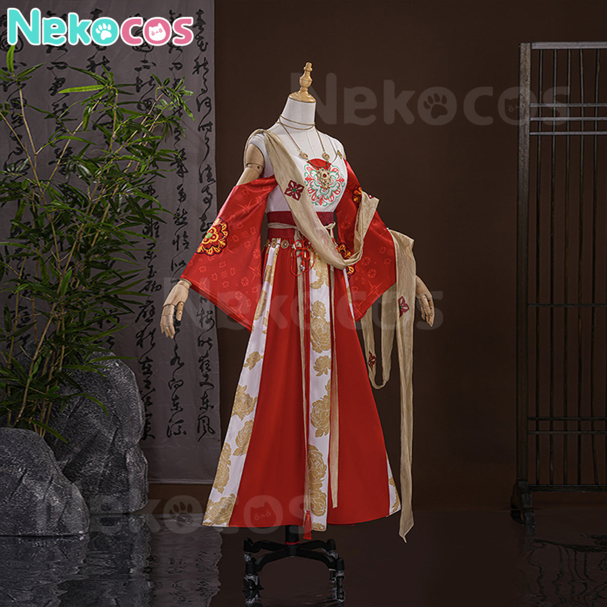 【Nekocos】Game Where Winds Meet Cosplay Pipa Spirit Cosplay Costume | Custom-Tailor