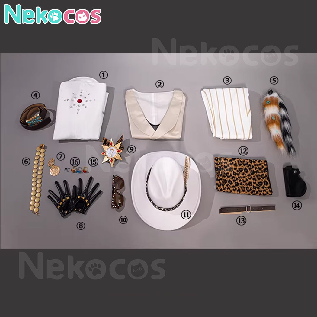 【Nekocos】Game Identity V Prospector Dazzling Lone Wolf Cosplay Costume | In Stock