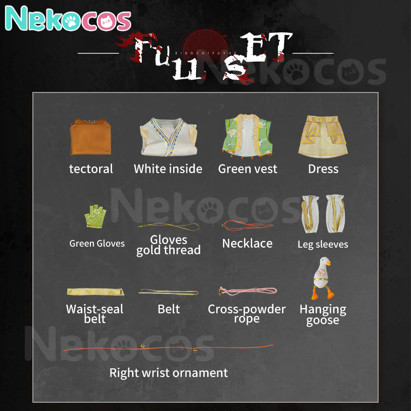 【Nekocos】Game Where Winds Meet Cosplay Qinghe Cosplay Costume | Custom-Tailor