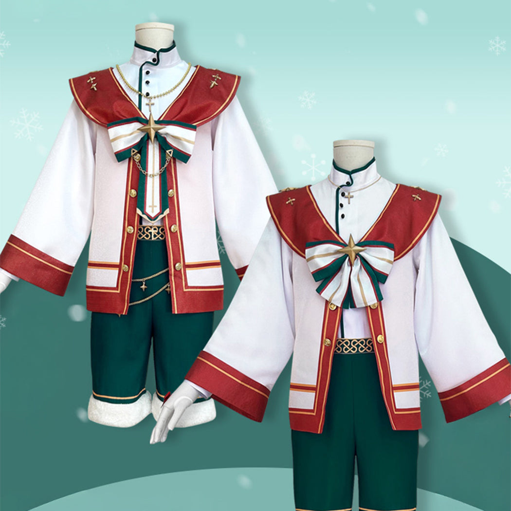 【Nekocos】Game Ensemble Stars Cosplay Christmas Hajime Shino/Hikaru Tenma/Naru Mitsurugi/Tomoya Mashiro Cosplay Costume | Custom-Tailor