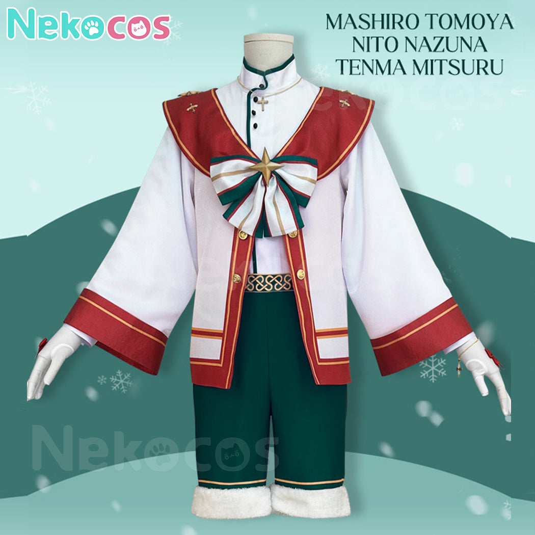 【Nekocos】Game Ensemble Stars Cosplay Christmas Hajime Shino/Hikaru Tenma/Naru Mitsurugi/Tomoya Mashiro Cosplay Costume | Custom-Tailor