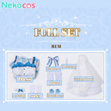 【Nekocos】Anime Re Zero Cosplay Rem Ram Emilia Wedding Dress Cosplay Costume | Custom-Tailor