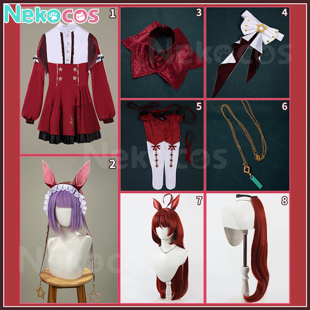 【Nekocos】Game Uma Musume Pretty Derby Cosplay Red Desire Cosplay Costume | Custom-Tailor