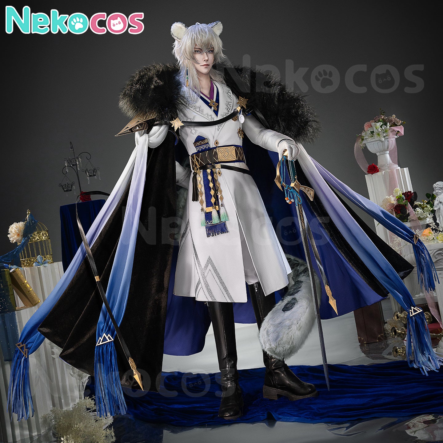 【Nekocos】Game Arknights Cosplay SilverAsh the Reignfrost Cosplay Costume Premium Edition | Custom-Tailor