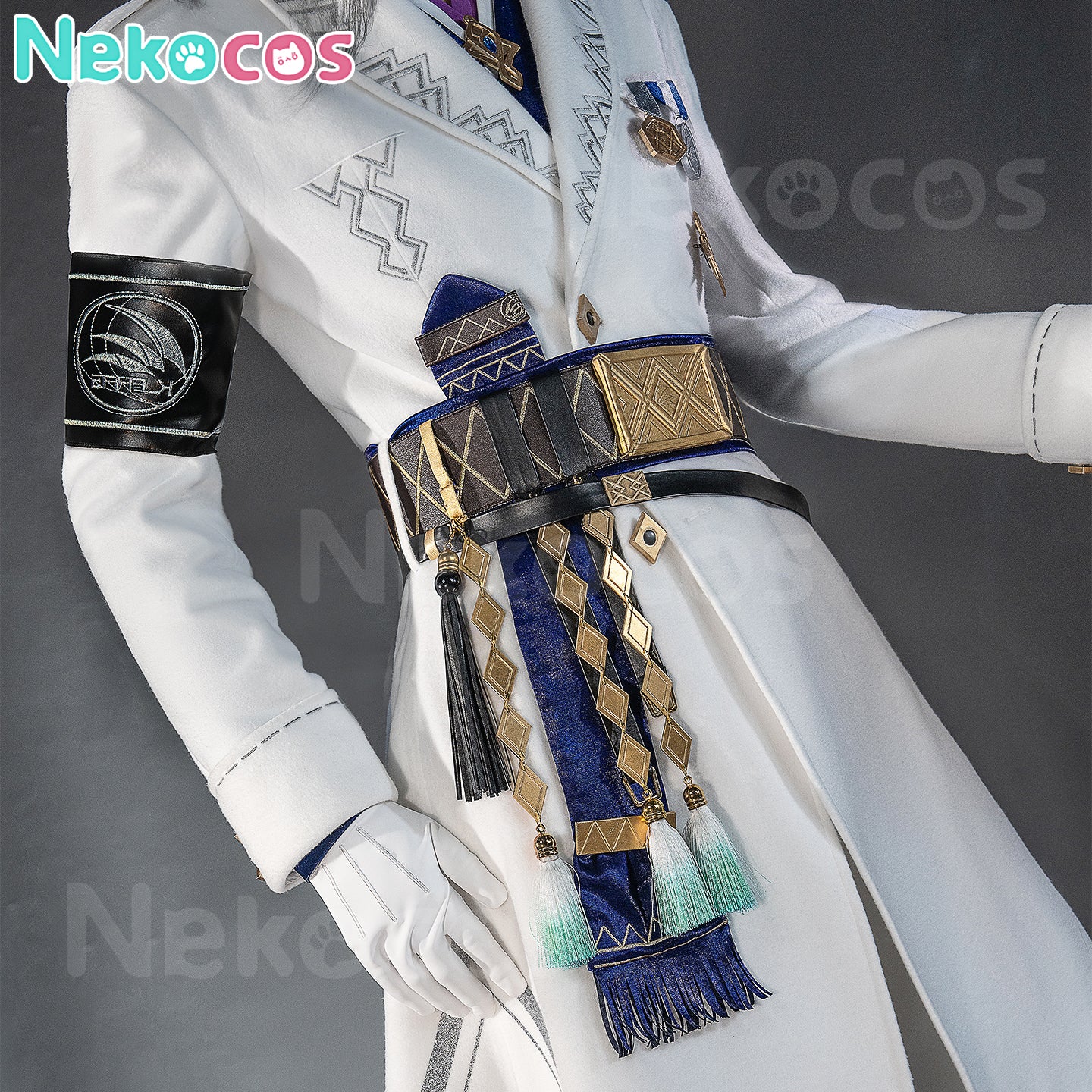 【Nekocos】Game Arknights Cosplay SilverAsh the Reignfrost Cosplay Costume Premium Edition | Custom-Tailor