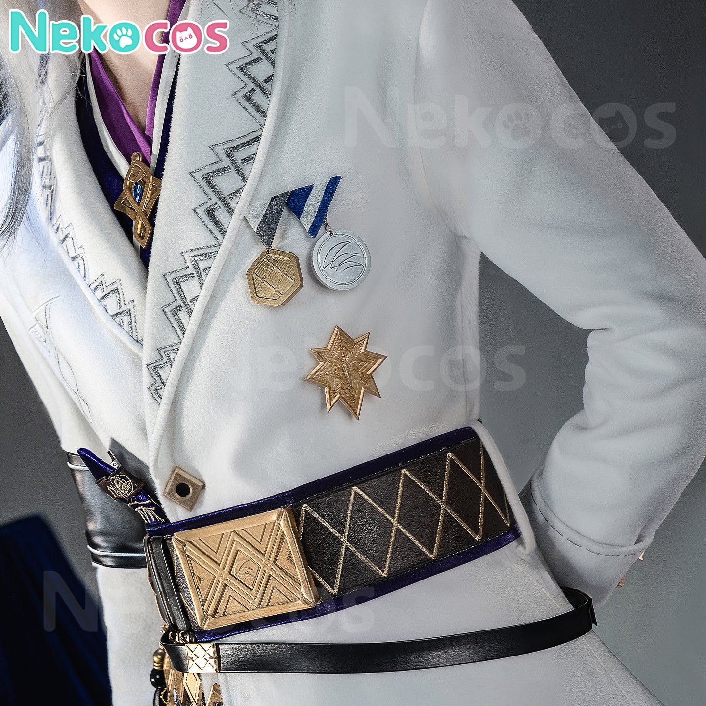 【Nekocos】Game Arknights Cosplay SilverAsh the Reignfrost Cosplay Costume Premium Edition | Custom-Tailor