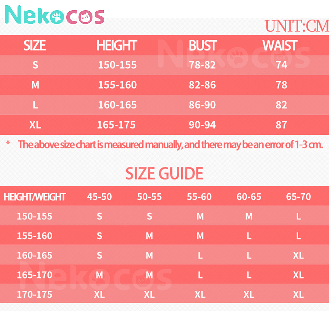 【Nekocos】Anime Re Zero Cosplay Rem Christmas Cosplay Costume | In Stock