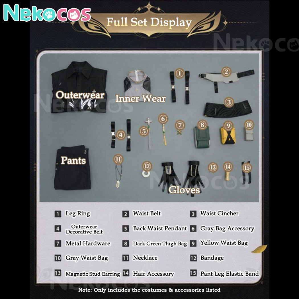 【Nekocos】Game Wuthering Waves Rover Cosplay Costume Premium Edition | Custom-Tailor