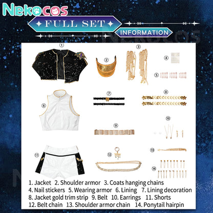 【Nekocos】Anime KPop Demon Hunters Cosplay Rumi Cosplay Costume | Custom-Tailor