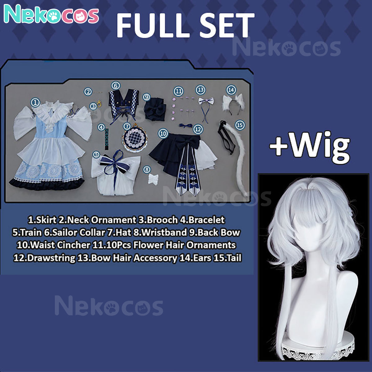 Arknights Rosmontis Cosplay Costume - Custom Tailored EleganceArknights,Costume,Game