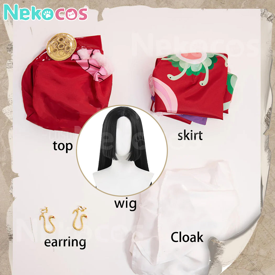 【Nekocos】Anime One Piece Cosplay Boa·Hancock Cosplay Costume | Custom-Tailor