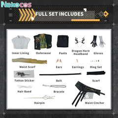 Arknights Wang Cosplay Costume Custom Tailored - Premium EditionArknights,Costume,Game