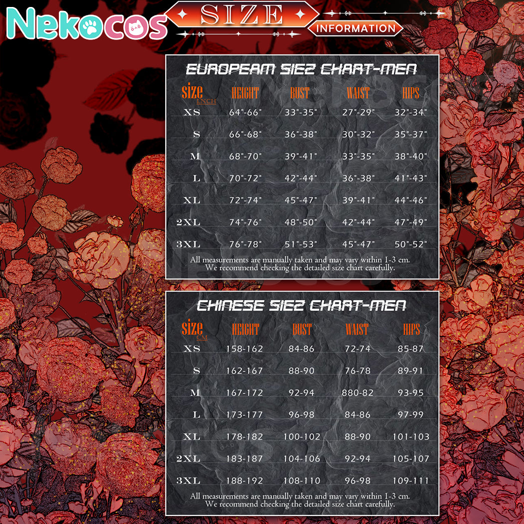 【Nekocos】Movie Cosplay Costume Halloween Cape Standard Collar Custom Christmas Cosplay Costume | Custom-Tailor