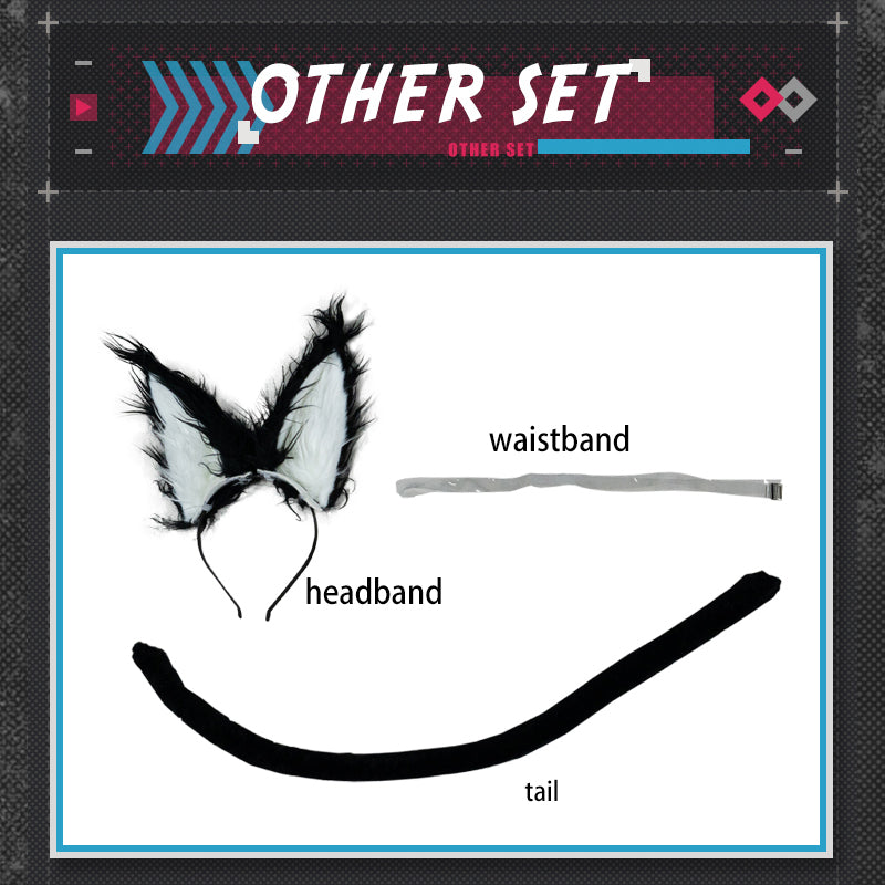 【Nekocos】Game Arknights Cosplay Blaze Explosive Blue Flame Cosplay Costume Premium Edition | In Stock