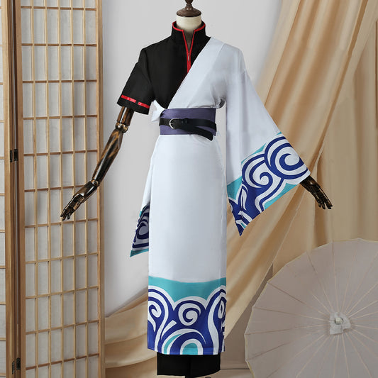 【Nekocos】Anime Gin Tama Cosplay Sakata Gintoki Cosplay Costume | In Stock
