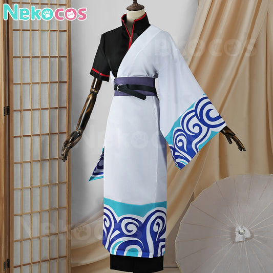 【Nekocos】Anime Gin Tama Cosplay Sakata Gintoki Cosplay Costume | In Stock