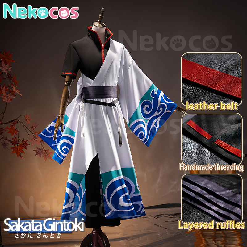 【Nekocos】Anime Gintama Shinsengumi Cosplay Sakata Gintoki Cosplay Costume | Pre-Sale