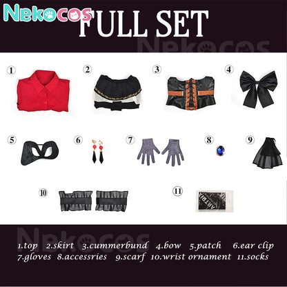 【Nekocos】Anime BanG Dream! Ave Mujica Cosplay Sakiko Togawa Cosplay Costume | In Stock