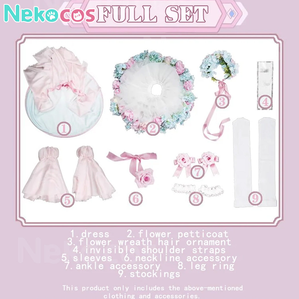 【Vorverkauf】Anime Card Captor Sakura: Clear Card Cosplay Sakura Pink Flower Dress Cosplay-Kostüm Premium Edition