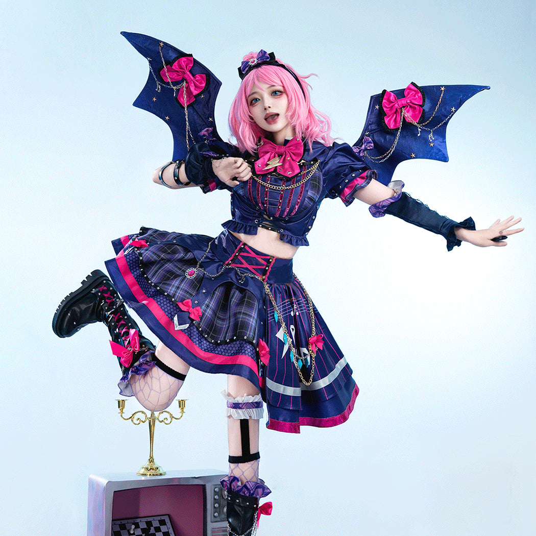 【Nekocos】Anime Aikatsu! Cosplay Rola Sakuraba Cosplay Costume | Custom-Tailor