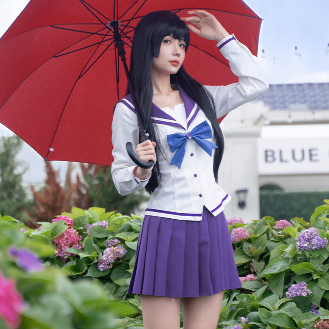 【Nekocos】Anime Sankarea Cosplay Rea Sanka School Uniform Cosplay Costume | In Stock