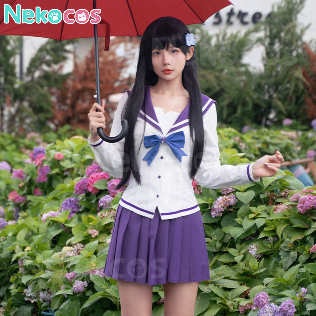 【Nekocos】Anime Sankarea Cosplay Rea Sanka School Uniform Cosplay Costume | In Stock