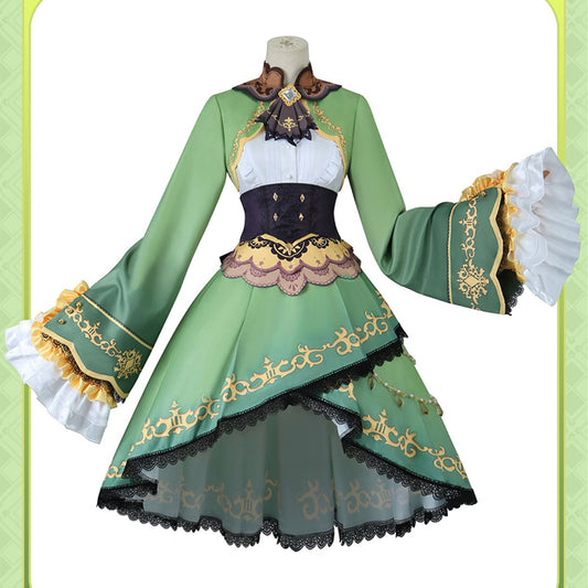 【Nekocos】Game Uma Musume Pretty Derby Cosplay Satono Diamond Cosplay Costume | In Stock