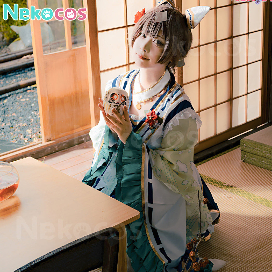 【Nekocos】Game Uma Musume Pretty Derby Cosplay Satono Diamond Cosplay Costume | Custom-Tailor