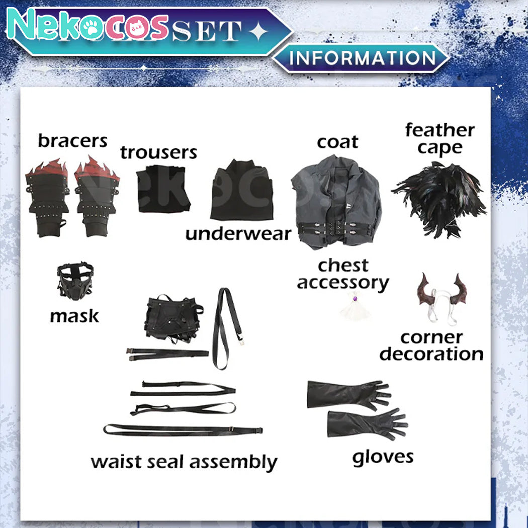 【Nekocos】Game Final Fantasy VII Cosplay Sephiroth – Halloween Skin Cosplay Costume | Custom-Tailor