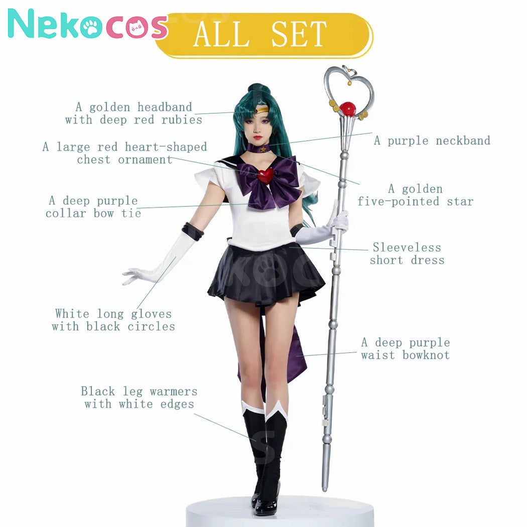 【Nekocos】Anime Cosplay Setsuna Meiou Battle Suit Cosplay Costume Premium Edition | In Stock