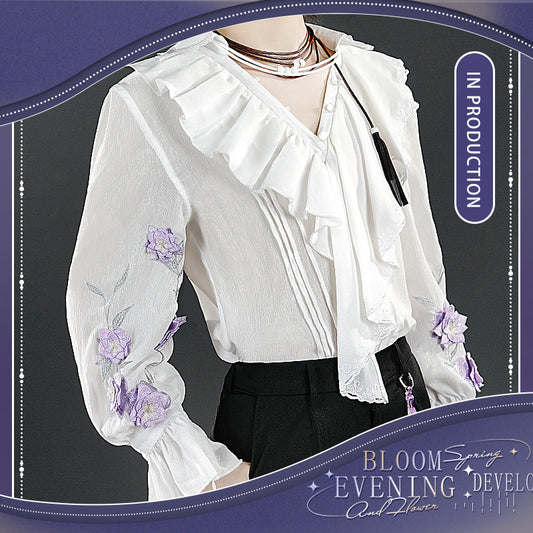 【Nekocos】Game Love and Deepspace Cosplay Xavier Complete set of shirts Cosplay Costume | Pre-Sale